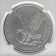 2021 $1 2021 ASE Transitional 2-Coin Set Final T-1 & First T-2  MS 70