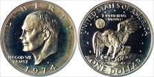 1974-S $1 Silver MS67