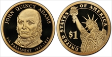 2008-S $1 John Quincy Adams PR70DCAM