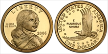 2006-S SAC$1 PR70DCAM