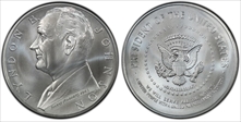 (2015) Medal Lyndon B. Johnson Chronicles Set First Strike MS69
