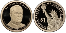 2013-S $1 William McKinley PR70DCAM