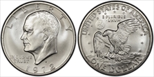 1972-S $1 Silver MS68