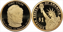 2009-S $1 John Tyler PR70DCAM