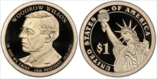 2013-S $1 Woodrow Wilson PR70DCAM