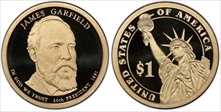 2011-S $1 James Garfield PR70DCAM