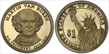 2008-S $1 Martin Van Buren PR70DCAM