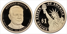 2014-S $1 Herbert Hoover PR70DCAM