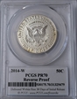2014-W 50C Reverse Proof 50th Anniversary Set First Strike PR70