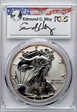 2006-P $1 Eagle-20th Anniv. Rev Pr Moy Signature PR70