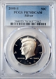 2008-S 50C Silver PR70DCAM