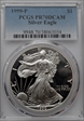 1999-P $1 Silver Eagle PR70DCAM