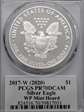 2017-W (2020) $1 Silver Eagle WP Mint Hoard Jim Peed PR70DCAM