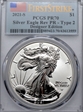 2021-S $1 Silver Eagle Rev PR - Type 2 Designer Edition - First Strike PR70