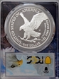 2023-W  $1 Silver Eagle First Day of Issue Eagle Mountain Picture Frame PR70DCAM