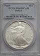 1986-S $1 Silver Eagle PR69DCAM