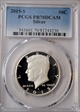 2015-S 50C Silver PR70DCAM