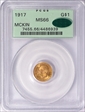 1917 G$1 McKinley MS66