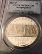 2007-P $1 Desegregation PR70DCAM