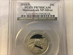 2014-S 25C Shenandoah NP-Silver PR70DCAM