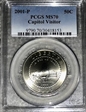 2001-P 50C Capitol Visitor MS70