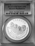 1991-S $1 Mount Rushmore PR70DCAM