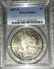 1897-S $1 MS63