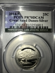 2014-S 25C Great Sand Dunes-Silver PR70DCAM