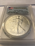 2016 $1 Silver Eagle Silver Eagle - 30th Anniversary First Strike MS70