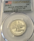 2018-S 25C Voyageurs NP First Strike PR69DCAM