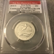 2018-S 25C Cumberland Is. NP-Silver Rev PR 50th Anniversary Set First Strike PR69