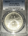 2004-P $1 Lewis & Clark MS70