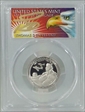2021-S 25C Tuskegee Airmen NP Silver First Strike Cleveland Eagle with Sun PR70DCAM