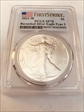 2021-W $1 Burnished Silver Eagle-Type 2 First Strike SP70
