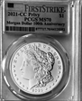 2021-CC Privy $1 Morgan Dollar 100th Anniversary First Strike MS70