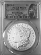 2021-S $1 Morgan Dollar 100th Anniversary First Strike MS70