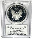 1987-S $1 Silver Eagle Cameron Reagan PR69DCAM