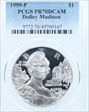 1999-P $1 Dolley Madison PR70DCAM