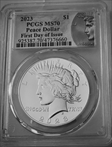 2023 $1 Peace Dollar First Day of Issue MS70
