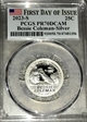 2023-S 25C Bessie Coleman-Silver First Day of Issue PR70DCAM