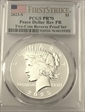 2023-S $1 Peace Dollar Rev PR Two-Coin Reverse Proof Set First Strike PR70