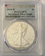 2024-W $1 Burnished Silver Eagle First Day of Issue SP70