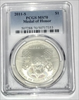 2011-S $1 Medal of Honor MS70