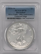 2016-W $1 Burnished Silver Eagle 30th Anniversary Lettered Edge SP70