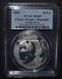 2001 10 Yn Panda Silver PAN-347A MS69