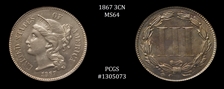 1867 3CN MS64