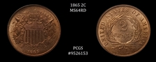 1865 2C MS64RD
