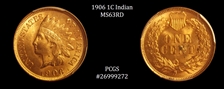 1906 1C MS63RD