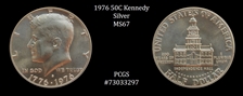 1976-S 50C Silver MS67