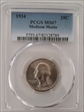 1934 25C Medium Motto MS67